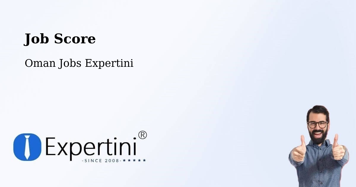 Job Score & Job Description Score Tool – Seeb - Oman Jobs Expertini