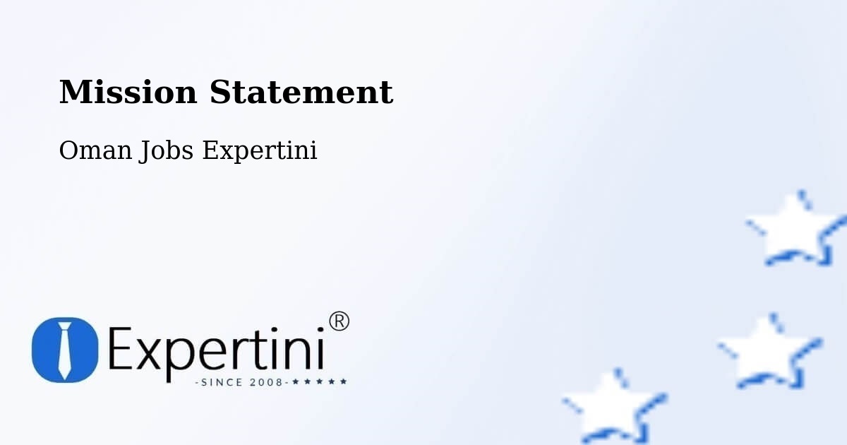 Corporate Mission – Seeb - Oman Jobs Expertini